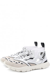 Комбинированные кроссовки Valentino Garavani Heroes Reflex Valentino