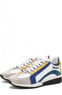 Кожаные кроссовки 551 на шнуровке Dsquared2