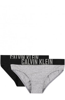 Комплект из двух трусов с логотипом бренда Calvin Klein Underwear