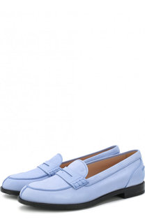 Кожаные пенни-лоферы с перемычкой Tod’s Tods