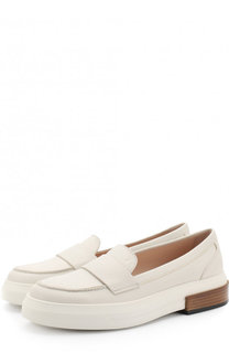 Кожаные лоферы с контрастной отделкой Tod’s Tods