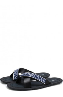 Резиновые шлепанцы Emporio Armani