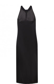 Перфорированное платье свободного кроя с логотипом бренда Calvin Klein Underwear