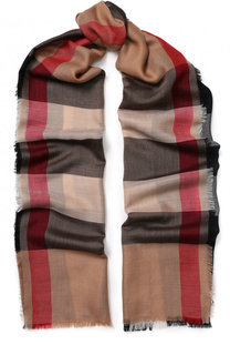 Кашемировый шарф в клетку Burberry