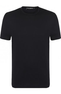 Хлопковая футболка с круглым вырезом Dolce &amp; Gabbana