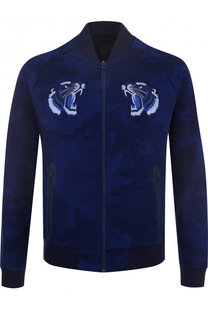 Хлопковый кардиган на молнии с отделкой Polo Ralph Lauren