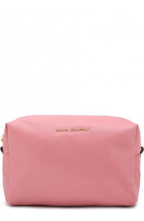 Текстильная косметичка на молнии с логотипом бренда Marc Jacobs