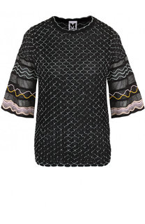 Вязаный топ с укороченным рукавом M Missoni