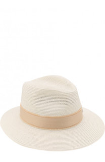Соломенная шляпа Henrietta с лентой Maison Michel