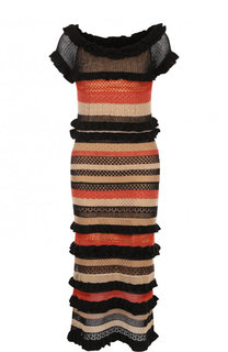 Приталенное платье-миди из льна Polo Ralph Lauren