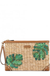 Клатч Malibu из соломки MICHAEL Michael Kors