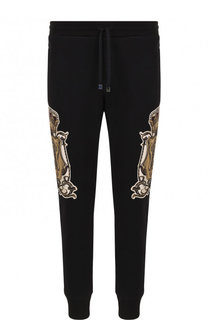 Хлопковые джоггеры с отделкой Dolce &amp; Gabbana