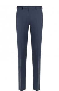 Брюки прямого кроя из смеси хлопка и кашемира Ermenegildo Zegna