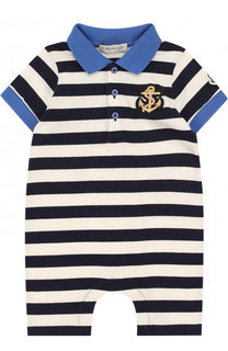 Хлопковый песочник в полоску Moncler Enfant