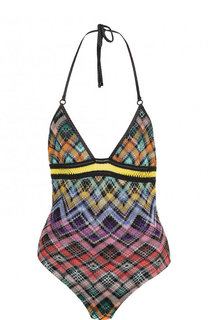 Слитный купальник с открытой спиной Missoni
