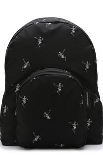 Текстильный рюкзак с принтом Alexander McQueen