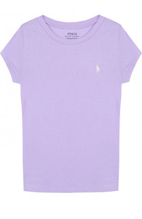 Футболка джерси с логотипом бренда Polo Ralph Lauren
