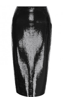 Однотонная юбка-карандаш с пайетками Diane Von Furstenberg