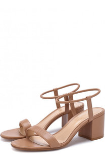 Кожаные босоножки Nikki на устойчивом каблуке Gianvito Rossi