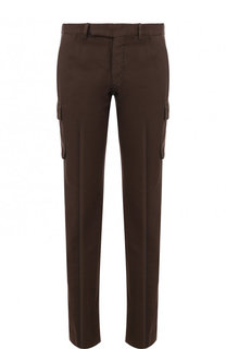 Брюки-карго из смеси хлопка и льна Ermenegildo Zegna