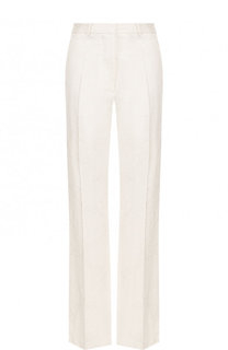 Однотонные расклешенные брюки из вискозы Victoria Beckham