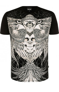 Хлопковая футболка с принтом Just Cavalli