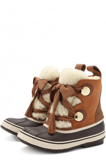 Комбинированные сапоги Sorel x Chloe Chloé