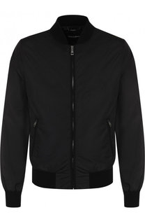 Однотонный бомбер на молнии Dolce &amp; Gabbana