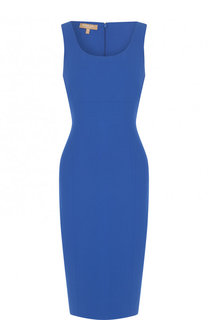 Однотонное платье-футляр из шерсти Michael Kors Collection