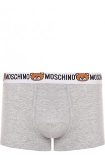 Хлопковые боксеры с широкой резинкой Moschino