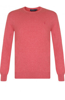 Хлопковый джемпер с логотипом бренда Polo Ralph Lauren