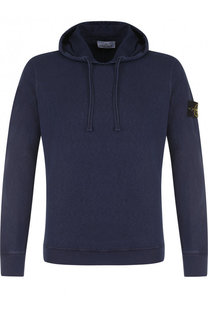 Однотонное хлопковое худи Stone Island