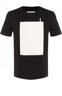 Хлопковая футболка с отделкой Maison Margiela