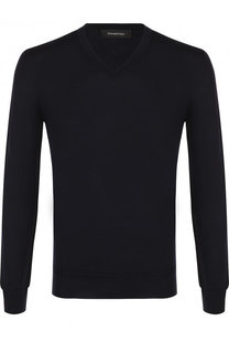 Пуловер тонкой вязки из смеси шерсти и кашемира Ermenegildo Zegna