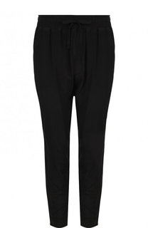 Укороченные однотонные брюки из шелка Haider Ackermann