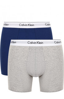 Комплект из двух хлопковых боксеров с широкой резинкой Calvin Klein Underwear