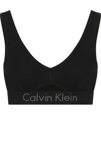 Хлопковый бюстгальтер с логотипом бренда Calvin Klein Underwear
