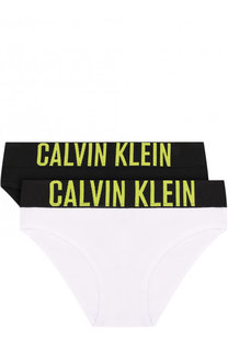 Комплект из двух трусов с логотипом бренда Calvin Klein Underwear