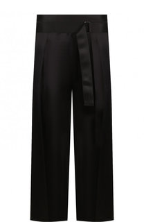Укороченные широкие брюки из вискозы Ann Demeulemeester