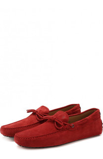 Однотонные замшевые мокасины Tod’s Tods