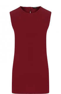 Однотонный шелковый топ свободного кроя Kiton