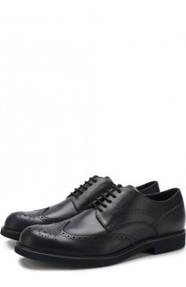 Кожаные дерби с брогированием Tod’s Tods