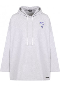 Хлопковое худи свободного кроя Balenciaga