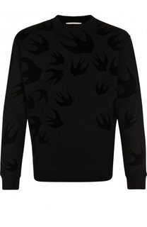 Хлопковый свитшот с принтом MCQ