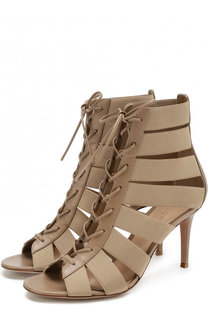 Текстильные ботильоны Shae на шнуровке Gianvito Rossi