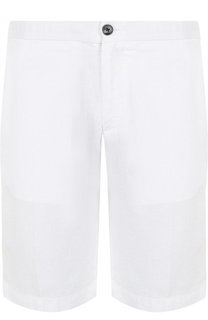 Льняные шорты с карманами Z Zegna
