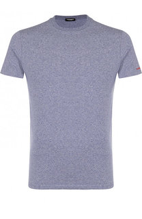 Хлопковая футболка с круглым вырезом Dsquared2