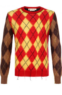 Шерстяной свитер с вышивкой Marni