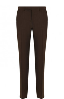 Шерстяные брюки прямого кроя Ermenegildo Zegna