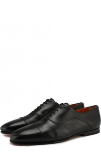 Классические кожаные оксфорды Santoni